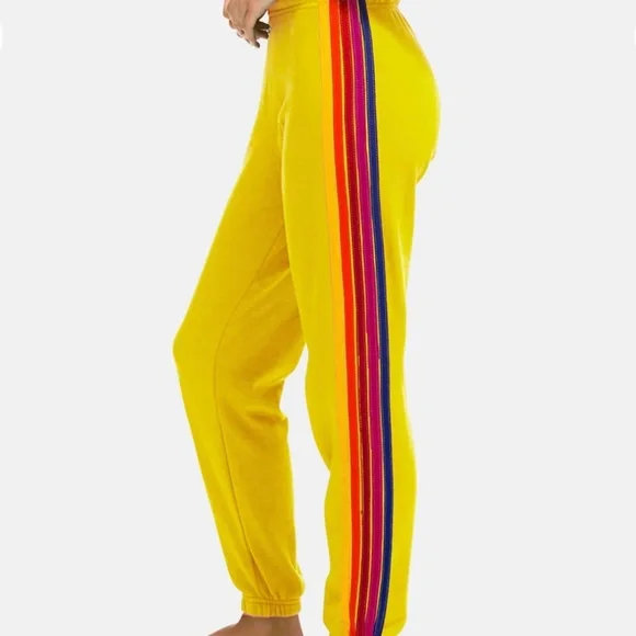Aviator nation yellow sweatpants sale